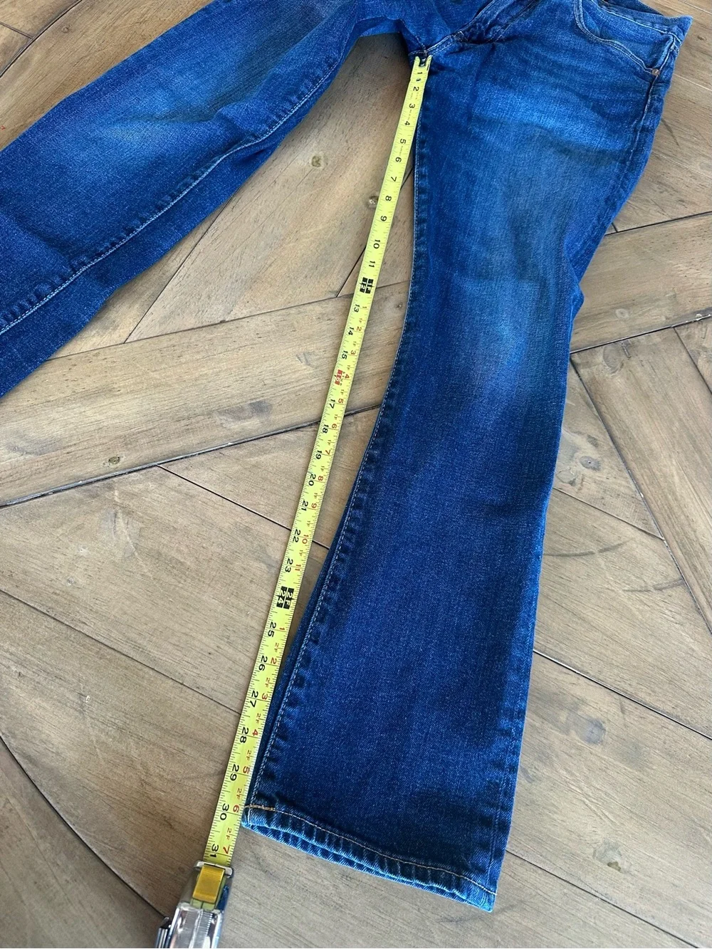 Polo Ralph Lauren Varick Slim Straight Jeans Selvedge 32x30 Mens Med-Wash Denim